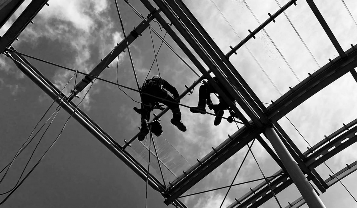 facade de batiment cordiste nettoyage